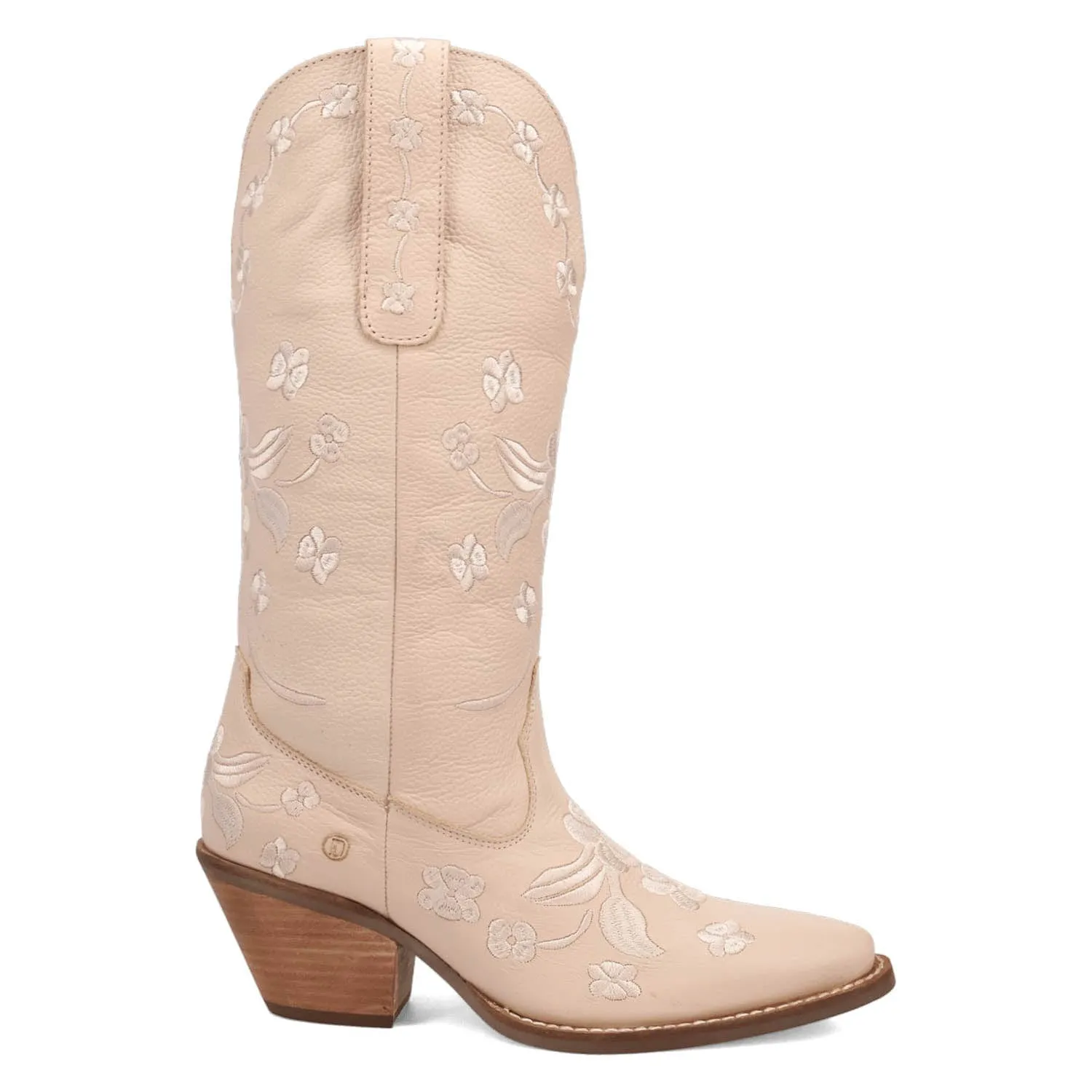 Dingo Womens Love Bug Sand Leather Cowboy Boots