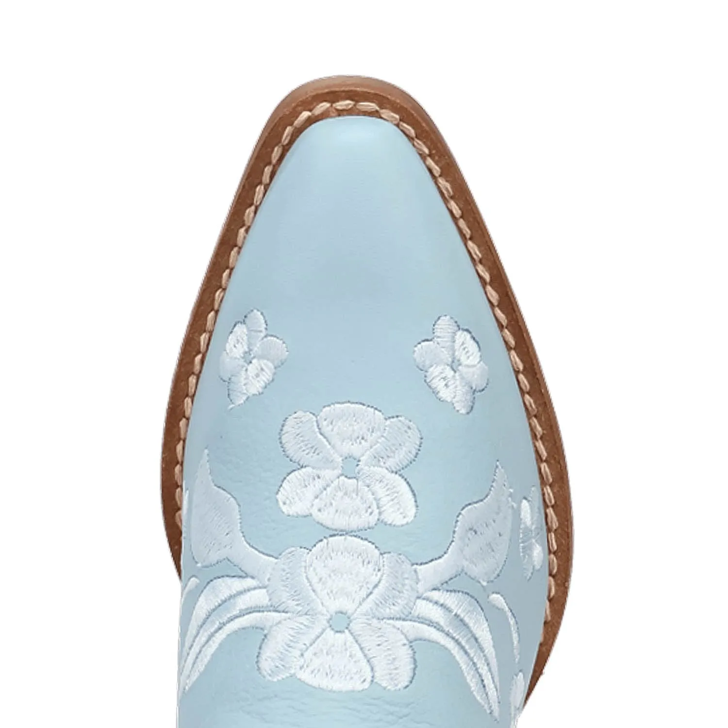 Dingo Womens Sweetheartie Blue Leather Cowboy Boots