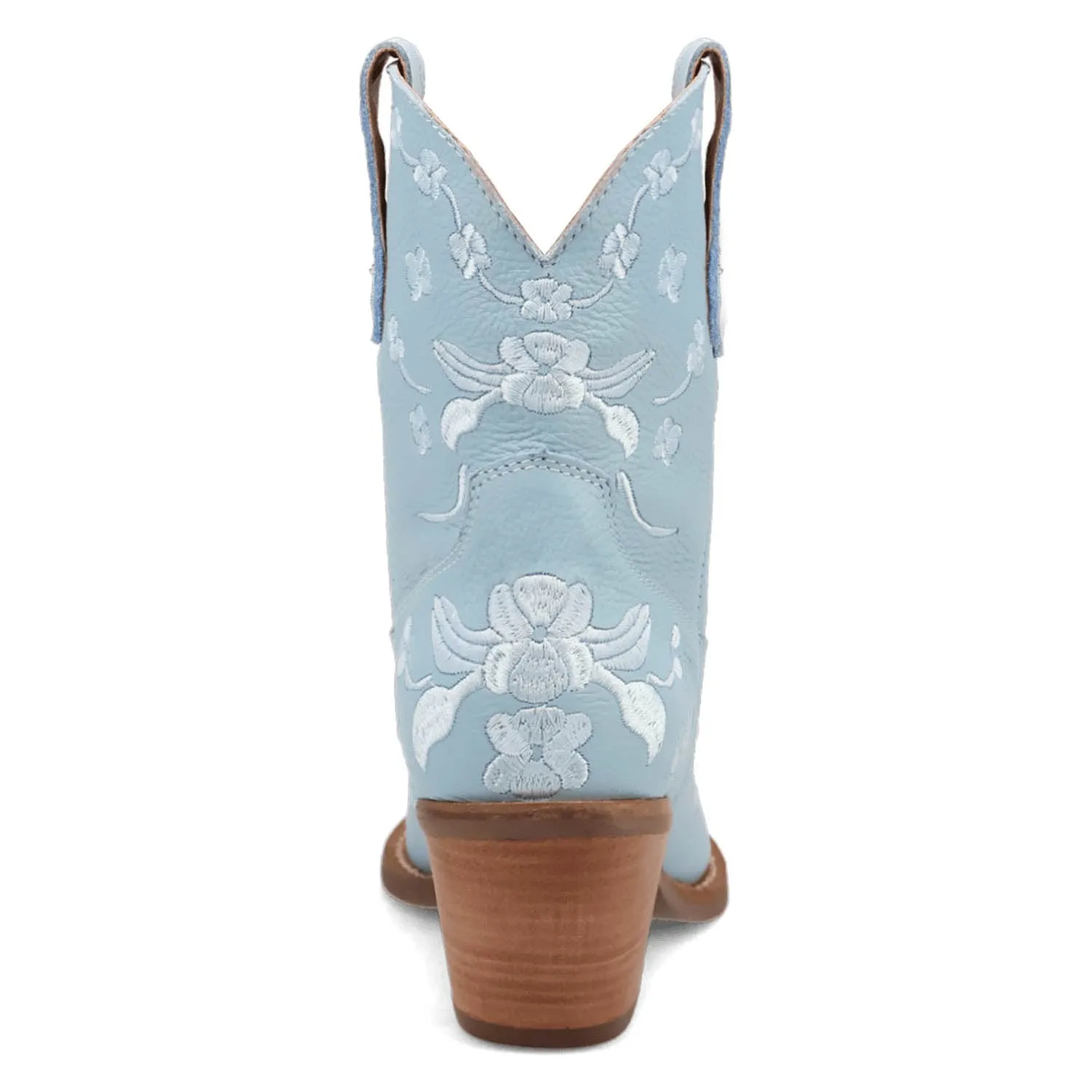 Dingo Womens Sweetheartie Blue Leather Cowboy Boots