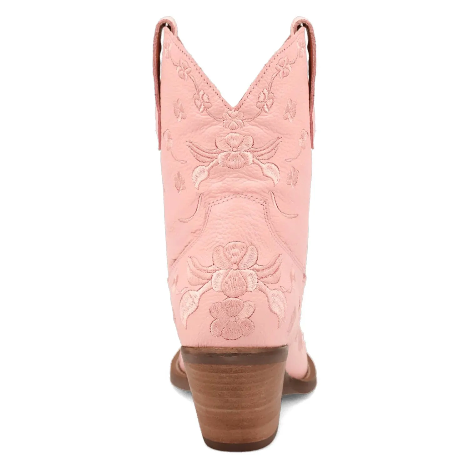 Dingo Womens Sweetheartie Pink Leather Cowboy Boots