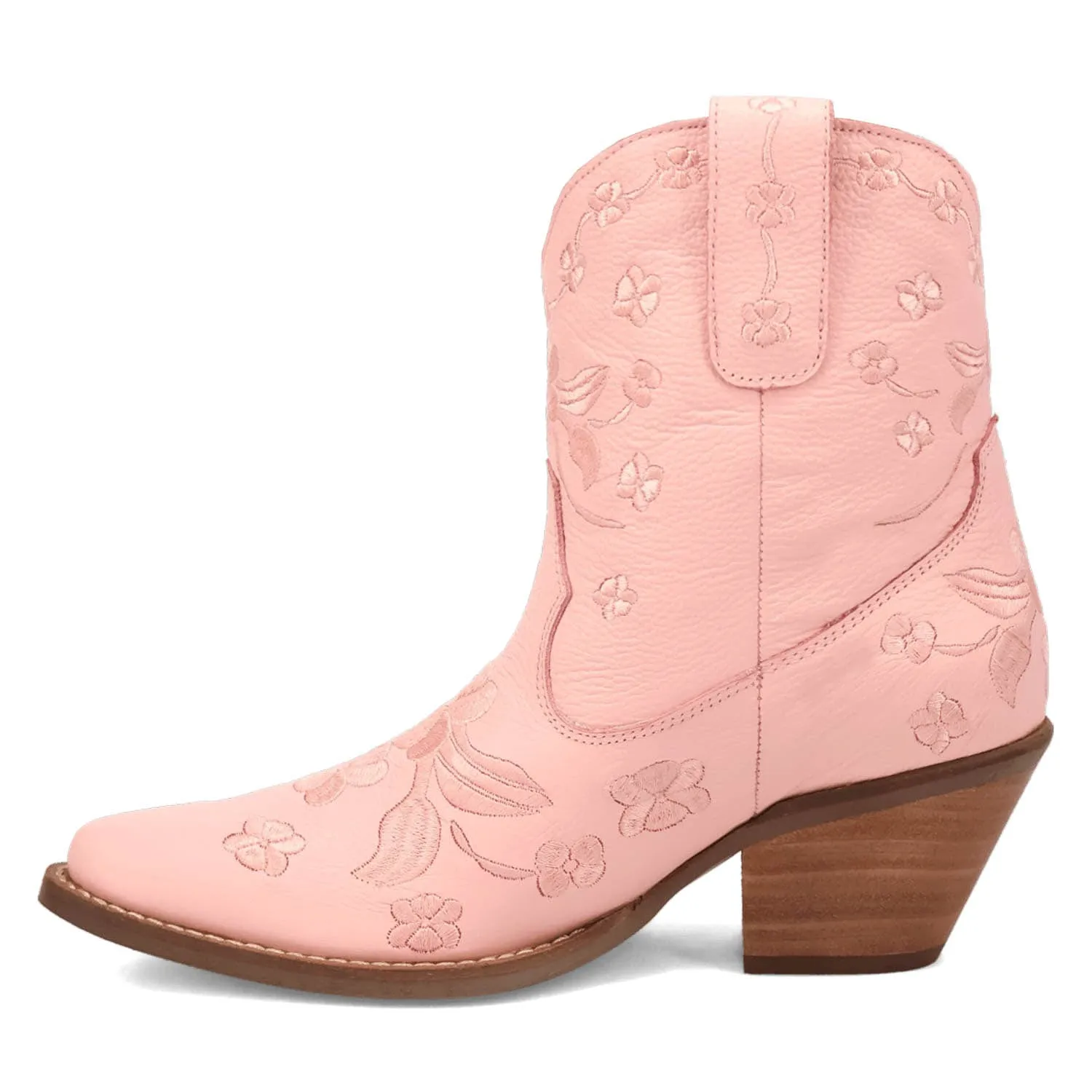 Dingo Womens Sweetheartie Pink Leather Cowboy Boots