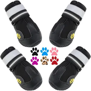 Dog Shoes For Large Dogs For Winter Snowy Day Anti Slip Sole