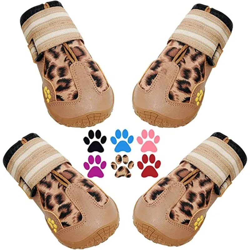 Dog Shoes For Large Dogs For Winter Snowy Day Anti Slip Sole