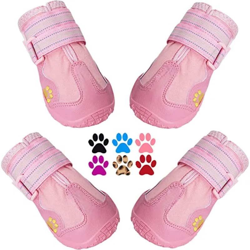Dog Shoes For Large Dogs For Winter Snowy Day Anti Slip Sole