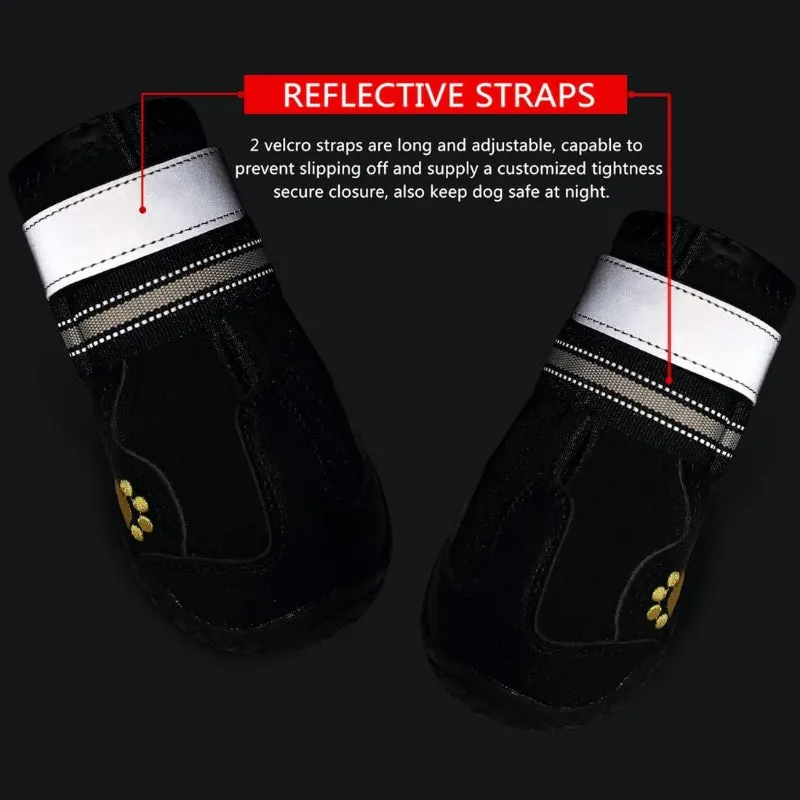 Dog Shoes For Large Dogs For Winter Snowy Day Anti Slip Sole