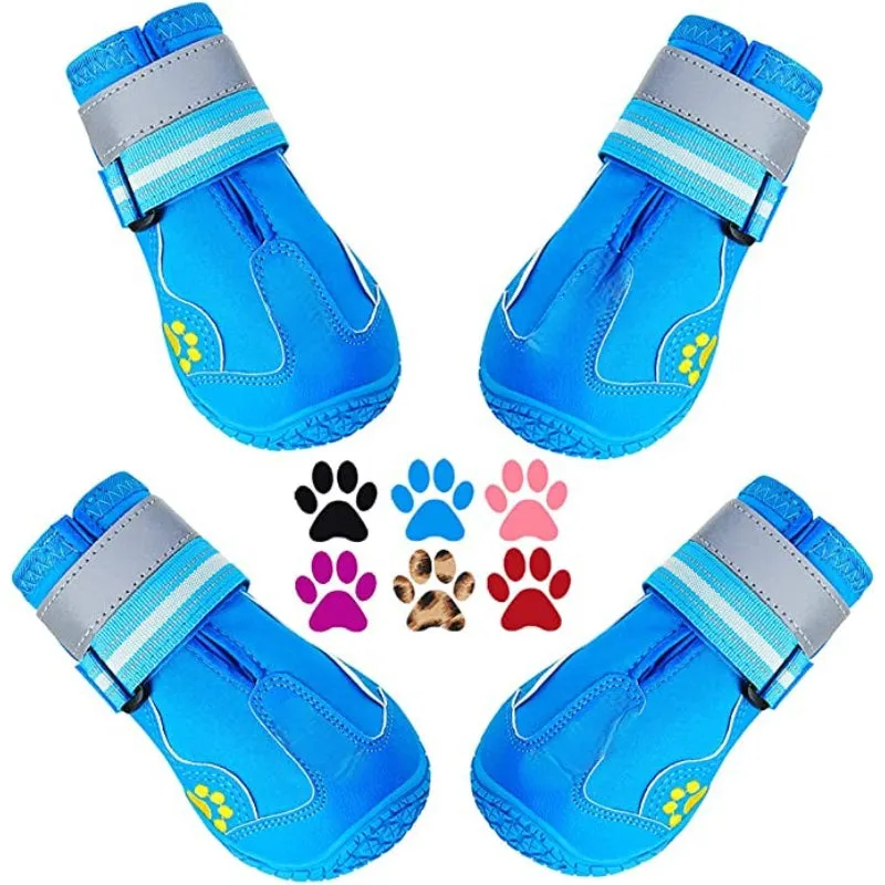 Dog Shoes For Large Dogs For Winter Snowy Day Anti Slip Sole