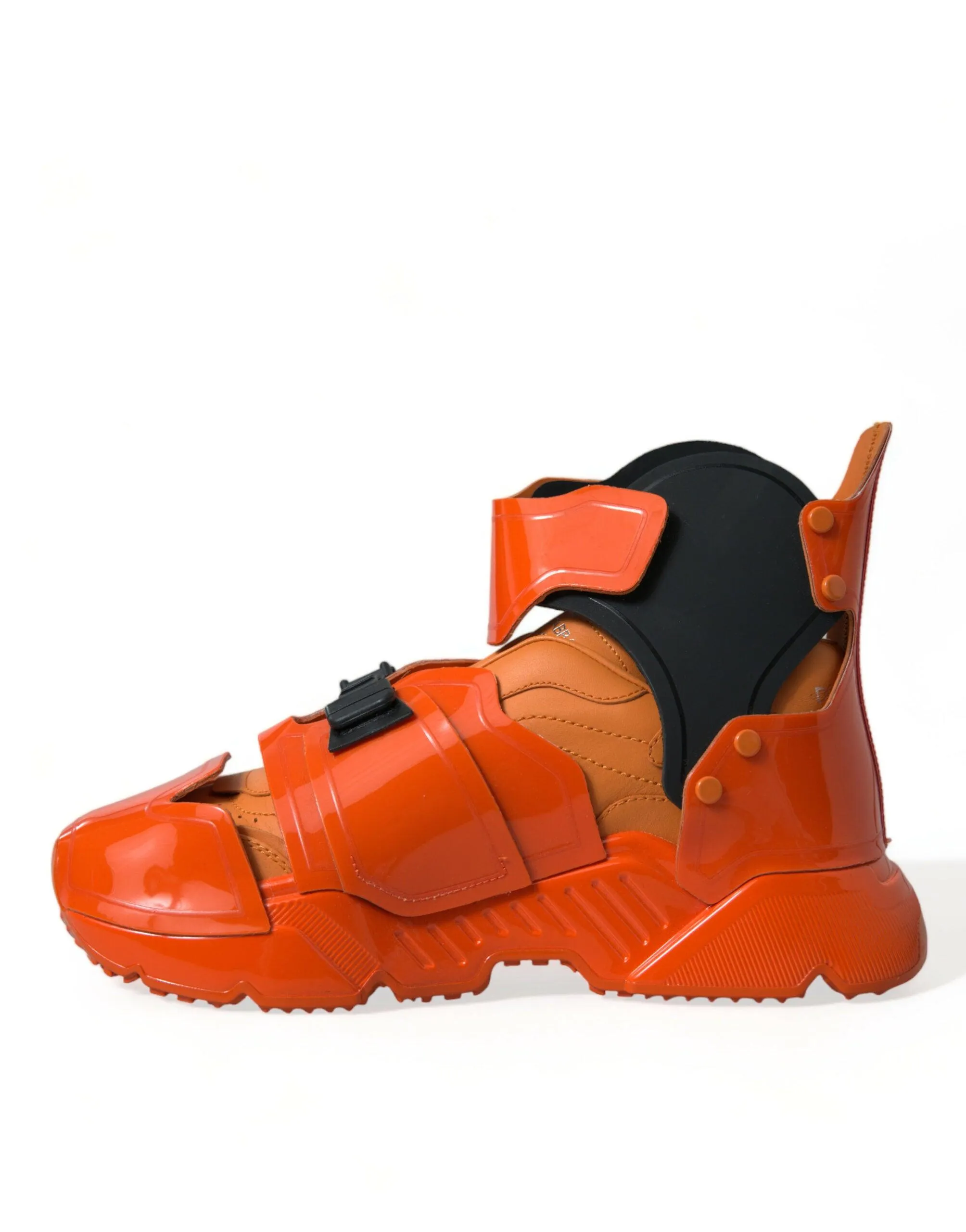 Dolce & Gabbana Multi Panel Chunky High Top Sneakers