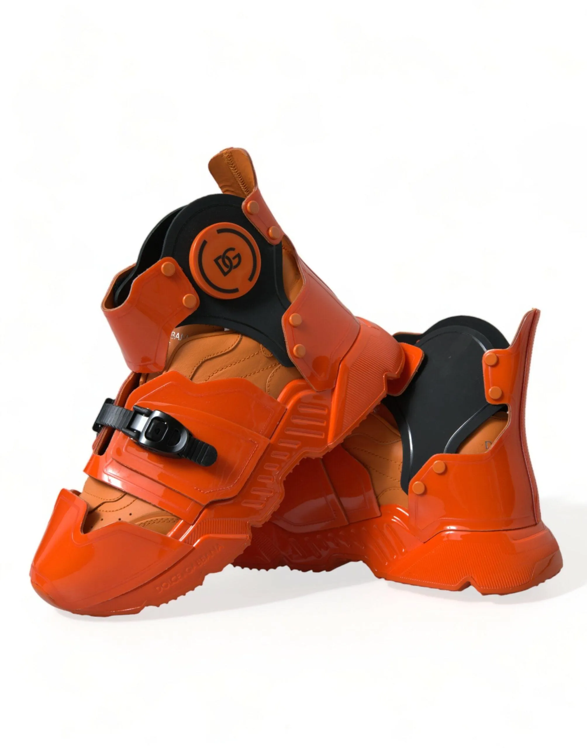 Dolce & Gabbana Multi Panel Chunky High Top Sneakers