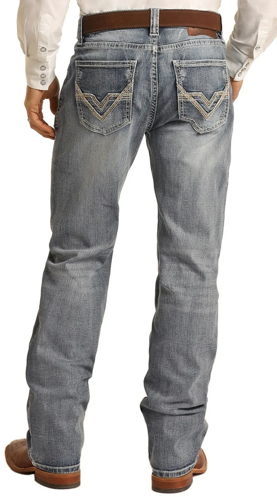 Double Barrel Straight Relaxed Light Wash