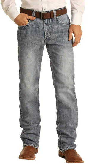 Double Barrel Straight Relaxed Light Wash