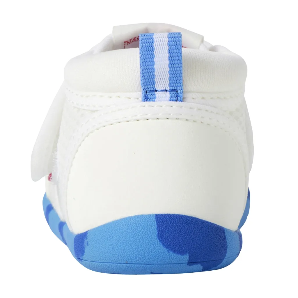 Double Russell Mesh First Walker Shoes - Neon Marble