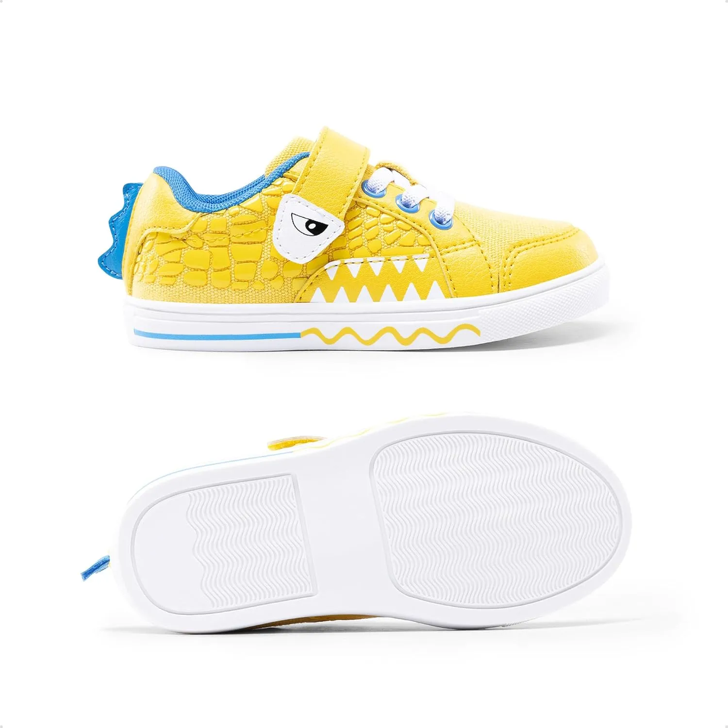 DREAM PAIRS Boys Sneakers Little Kids Toddler Shoes Storybook Causal Walking Shoes Non-Slip with Hook and Loop