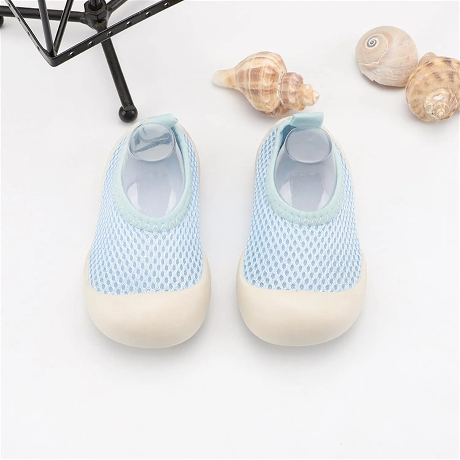 EnJoCho Baby Running Shoes Socks Walkers First Indoor Mesh Toddler Elastic Color Infant Shoes Baby Shoes Baby Casual Shoes