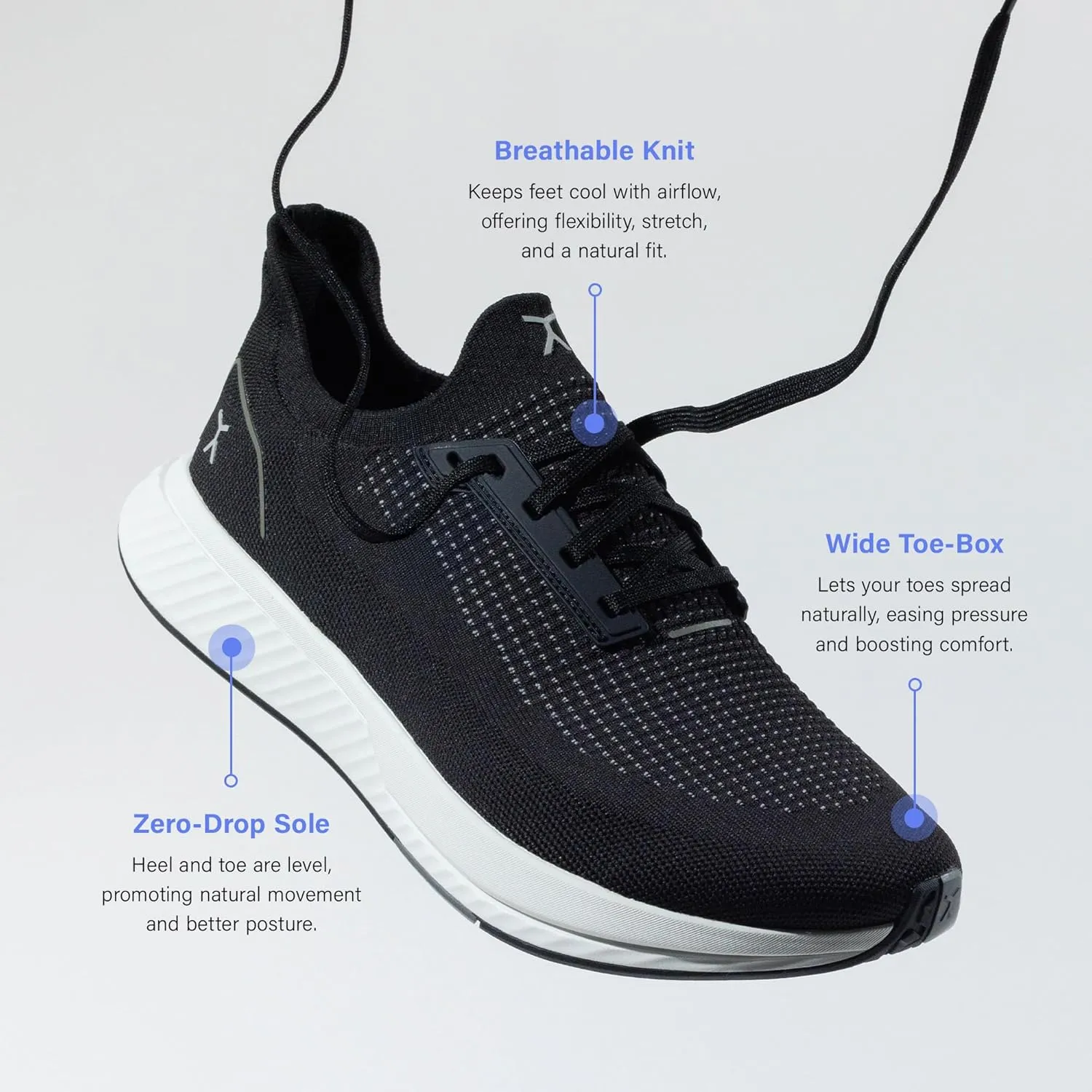 FLUX FOOTWEAR Adapt Runners for Women and Mens Barefoot Minimalist Shoes  Wide Toe Box, Zero Drop Sole, Lightweight & Flexible, Perfect for Walking, Running and Everyday Comfort