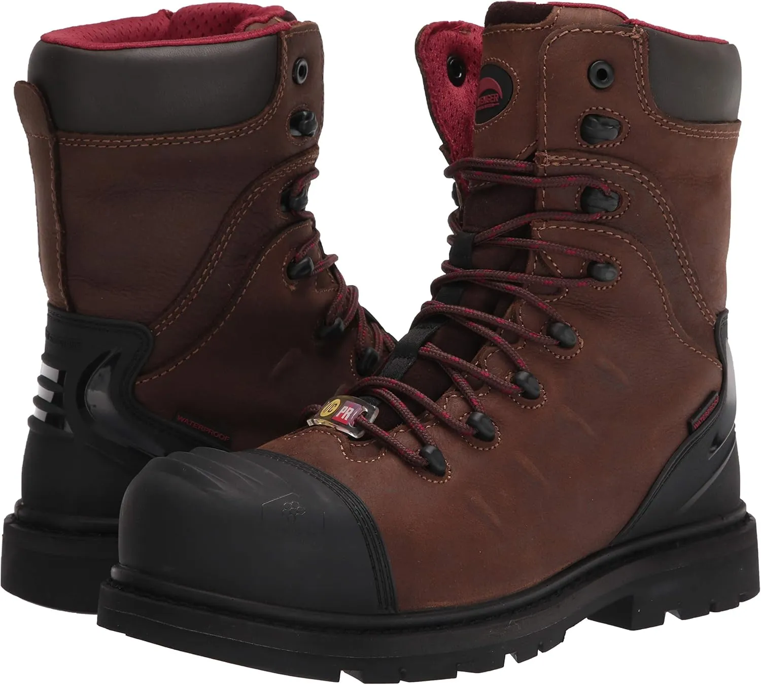 FSI Avenger Men's Hammer 8" 1000g Insulated Waterproof Carbon Toe Puncture Resistant EH Work Boot