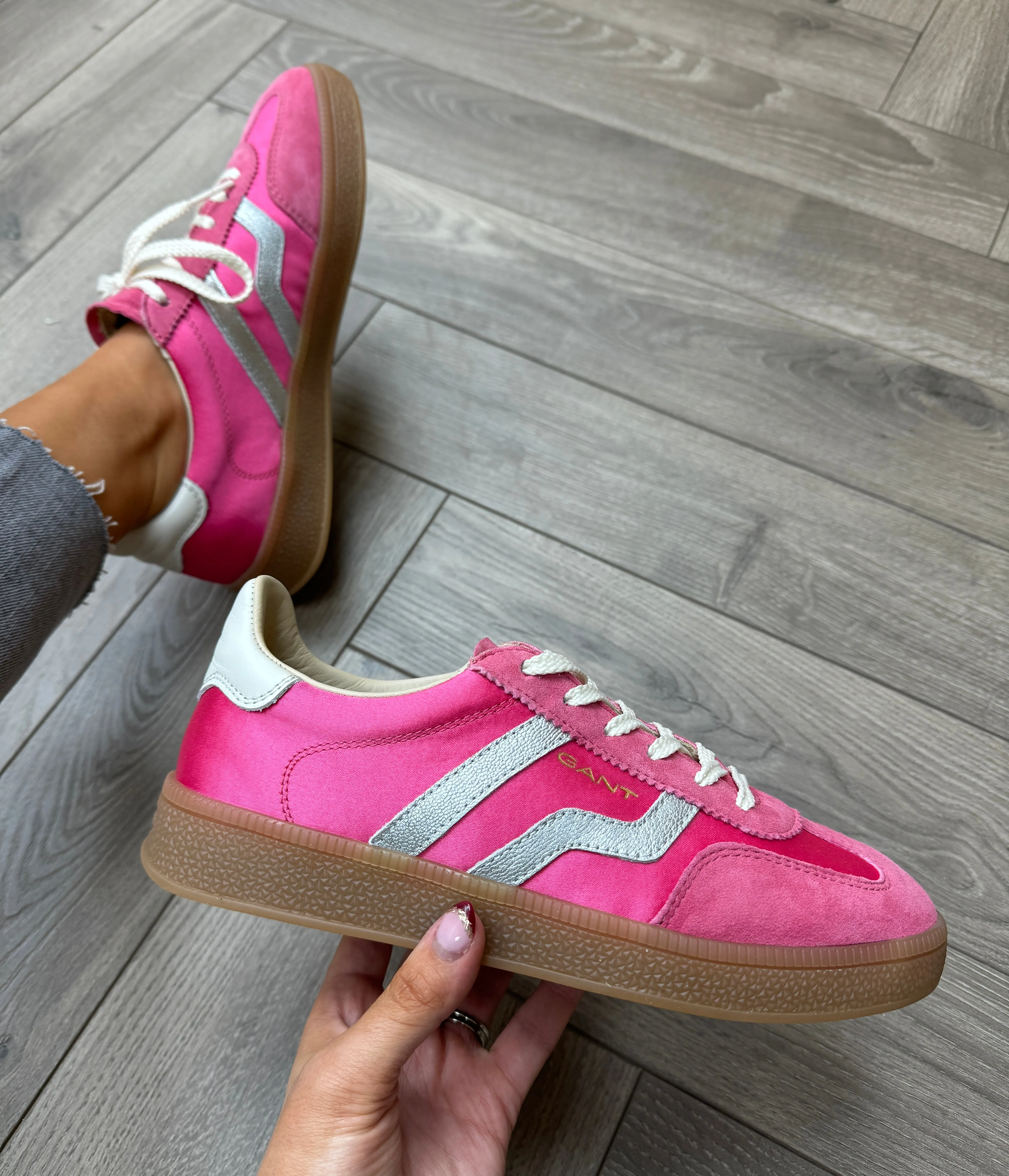 Gant (SS25) Cuzima Silk Gum Sole Trainer - Rapture Rose (GT7)