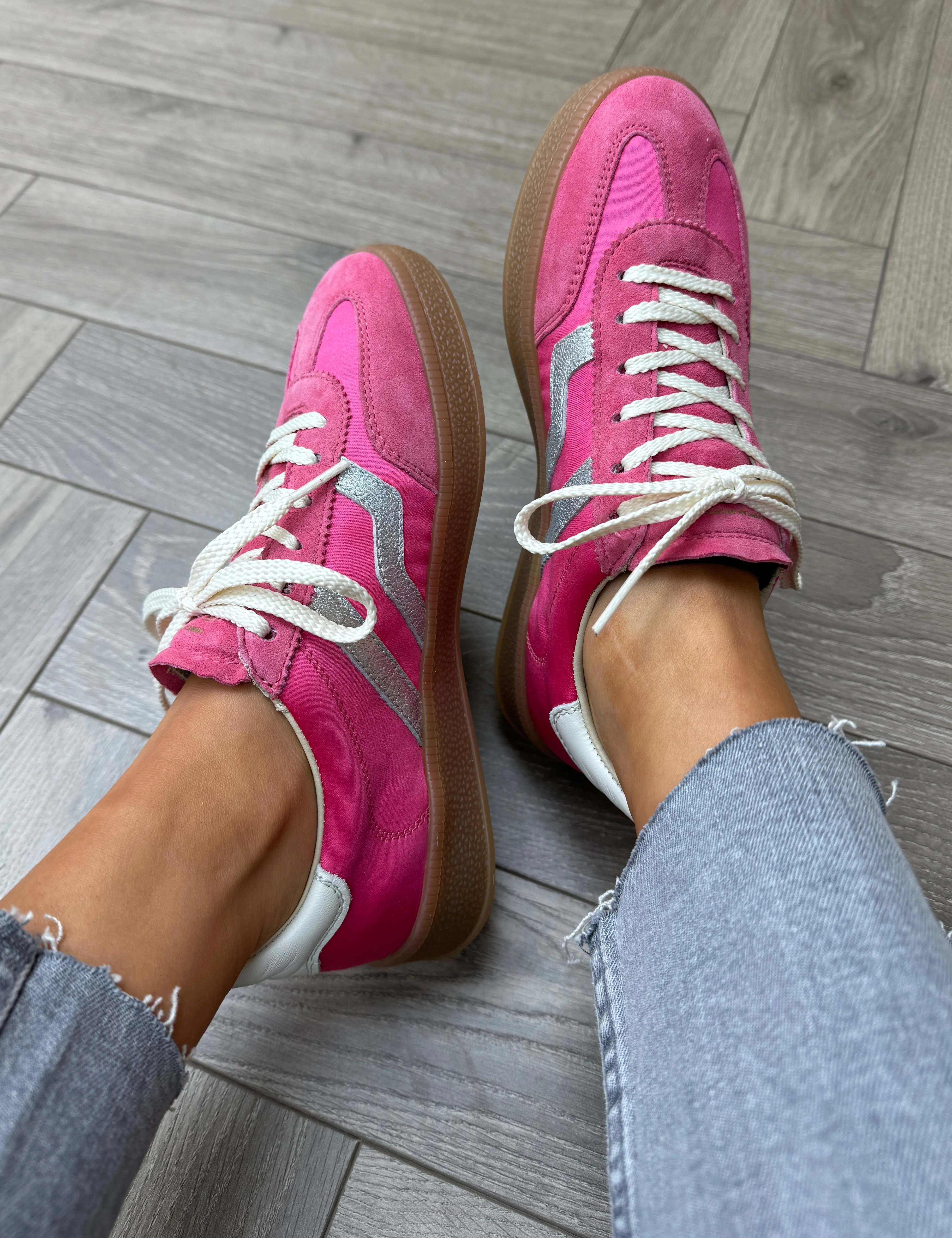 Gant (SS25) Cuzima Silk Gum Sole Trainer - Rapture Rose (GT7)
