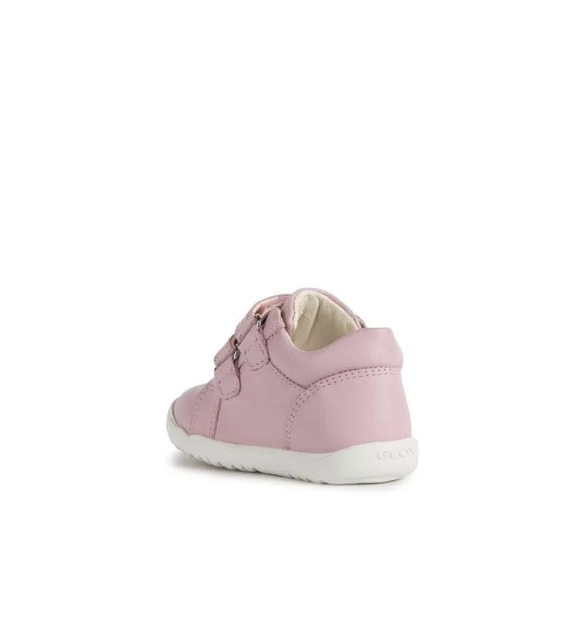 Geox Infant Girls Flexible Nappa Leather Rose Shoe Macchia - B164PA