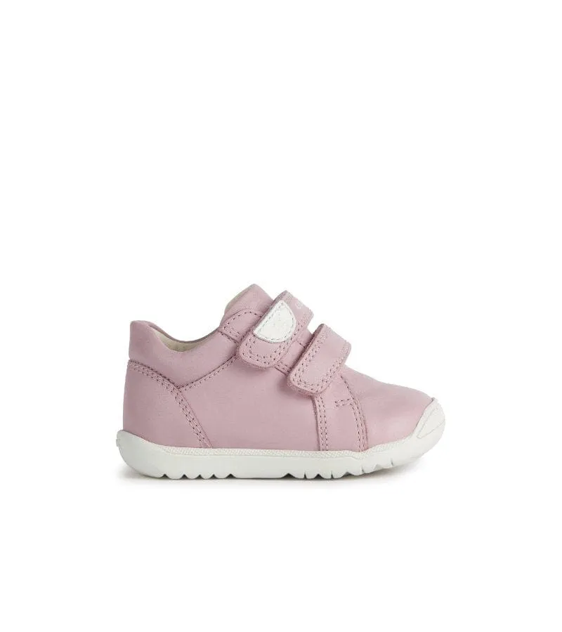 Geox Infant Girls Flexible Nappa Leather Rose Shoe Macchia - B164PA