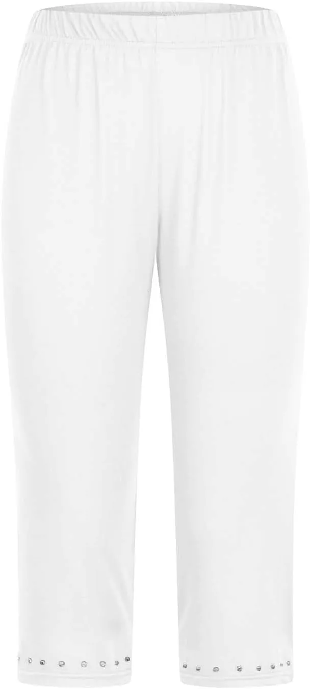 Girls Dance Yoga Capri Leggings Skinny Athletic Running Yoga Pants Stretchy Cropped Leggings High Waisted Workout Pants