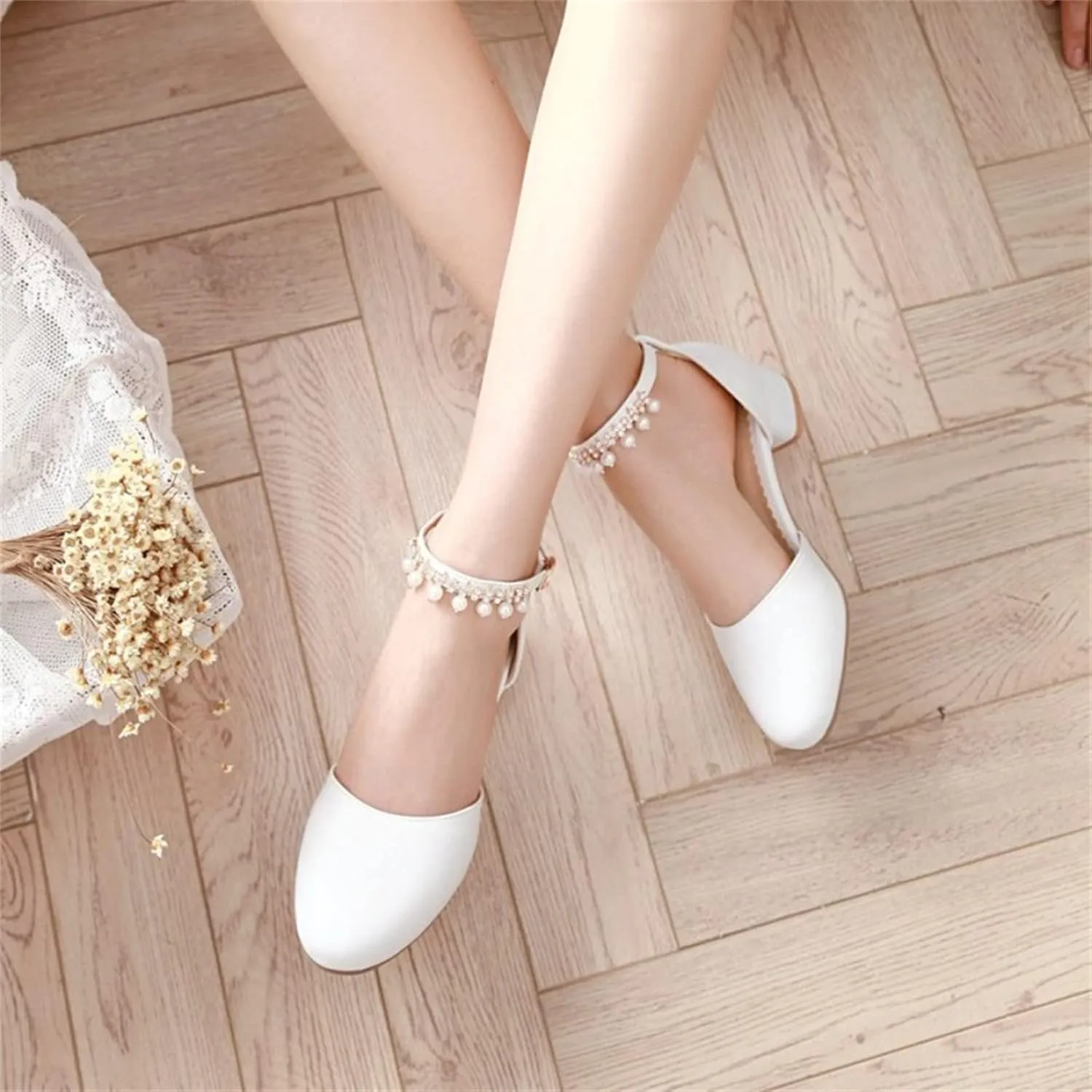 Girls High Heels Dress Sandals Princess Bow Shoes Party Flower Wedding Shoes for Toddler Little Kids Big Kid