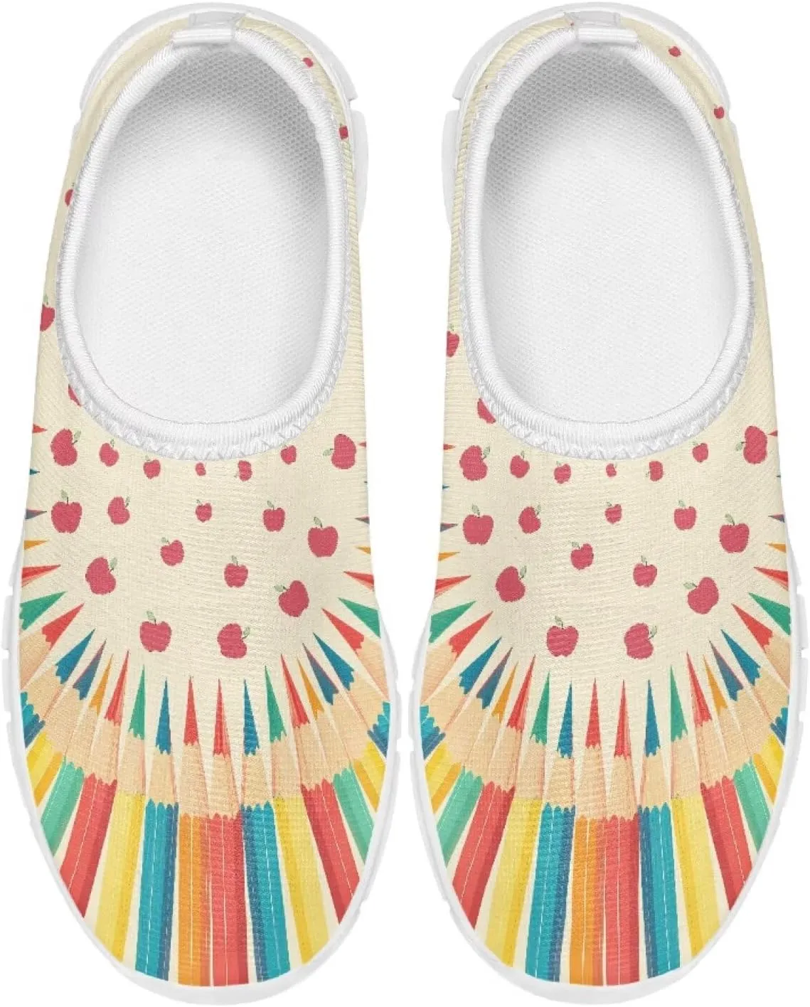 Girls Slip On Shoes Cute Sneakers Casual Kids Running Tennis Shoes