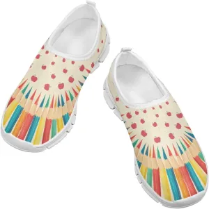 Girls Slip On Shoes Cute Sneakers Casual Kids Running Tennis Shoes