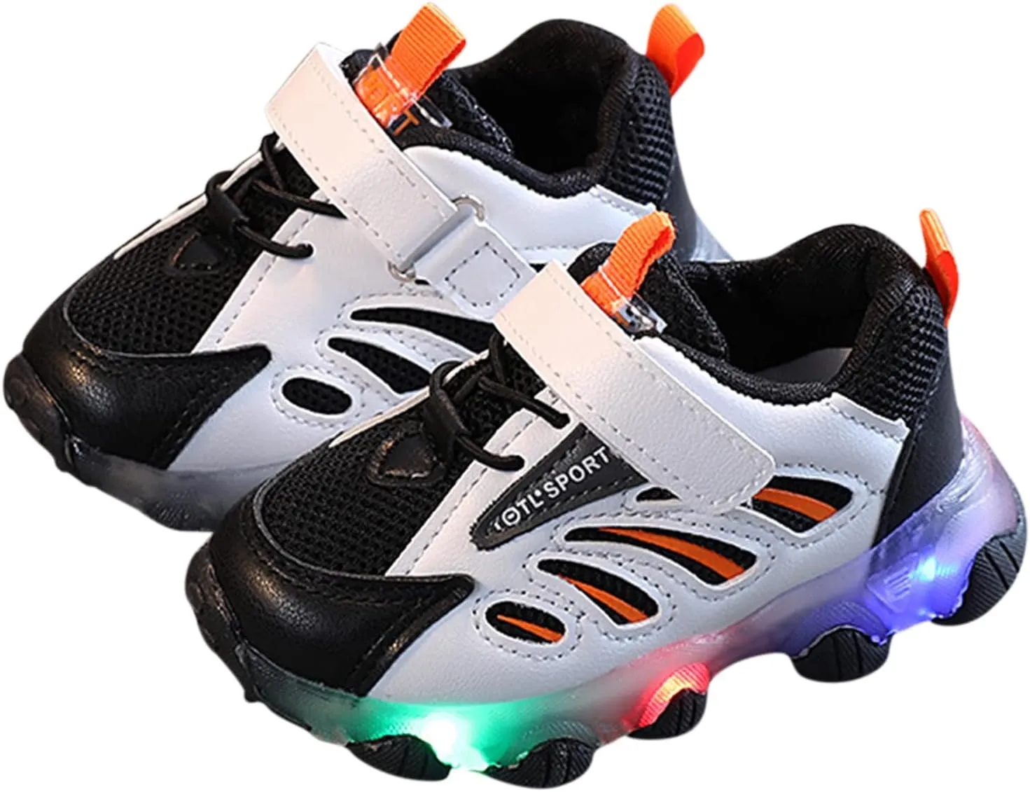 Girls' Sneakers 1-6 Years Children Kids Baby Girl Led Light Sneakers Casual Mesh Breathable Sport Shoes Dress Sneakers