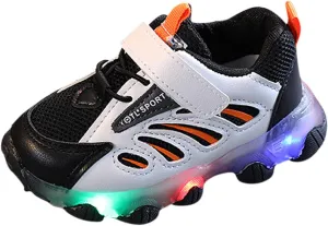 Girls' Sneakers 1-6 Years Children Kids Baby Girl Led Light Sneakers Casual Mesh Breathable Sport Shoes Dress Sneakers