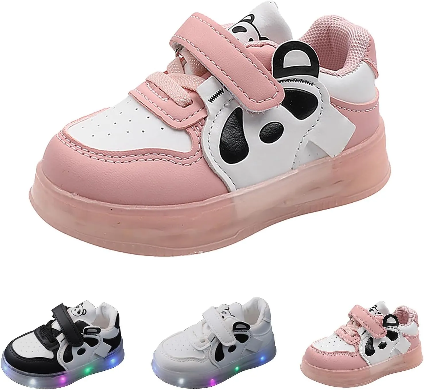 Girls' Sneakers Boys Girls Shoes Kids Tennis Athletic Running Walking Lightweight Light Up Sneakers for Little Kid