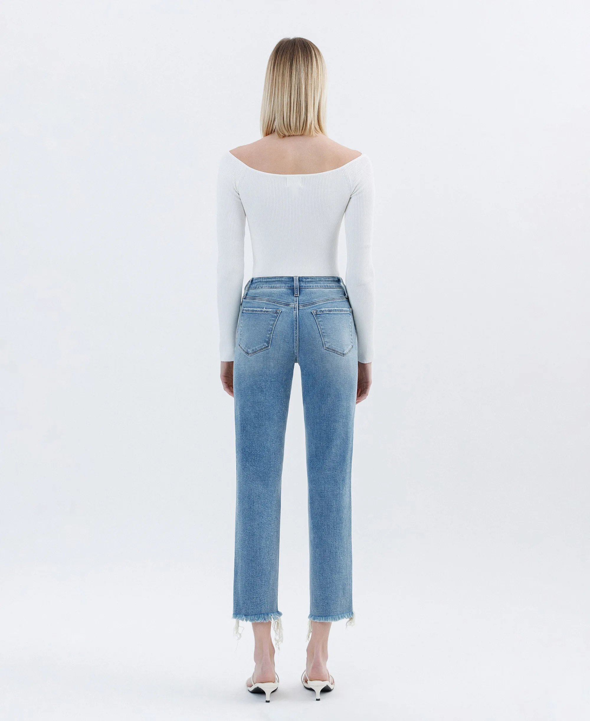 Hardy - High Rise Relaxed Tapered Straight Jeans