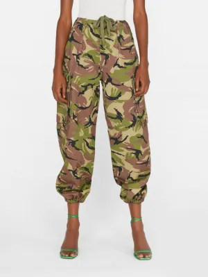 High Rise Utility Trouser -- Camo