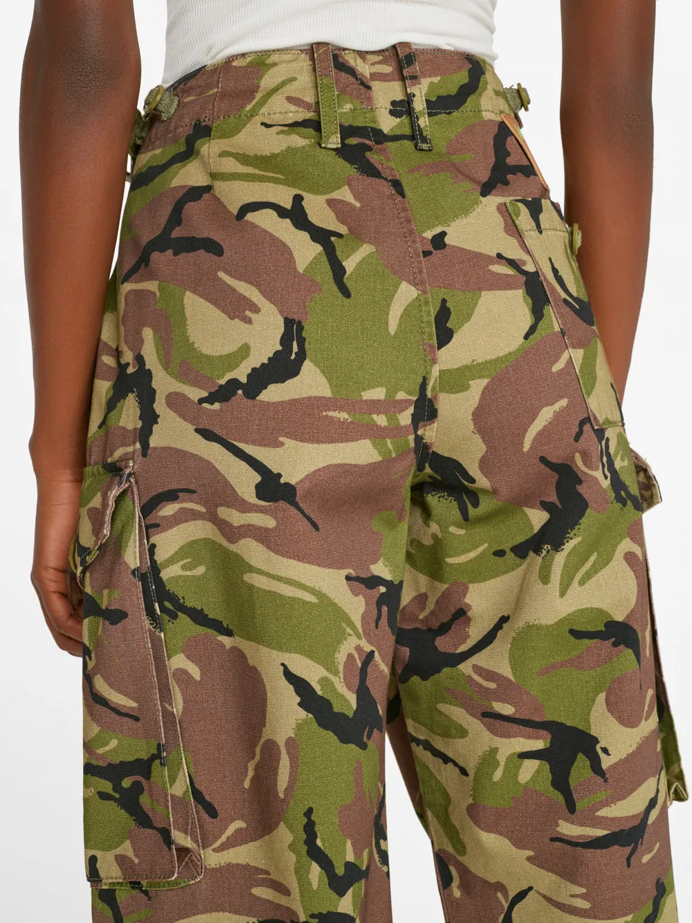 High Rise Utility Trouser -- Camo