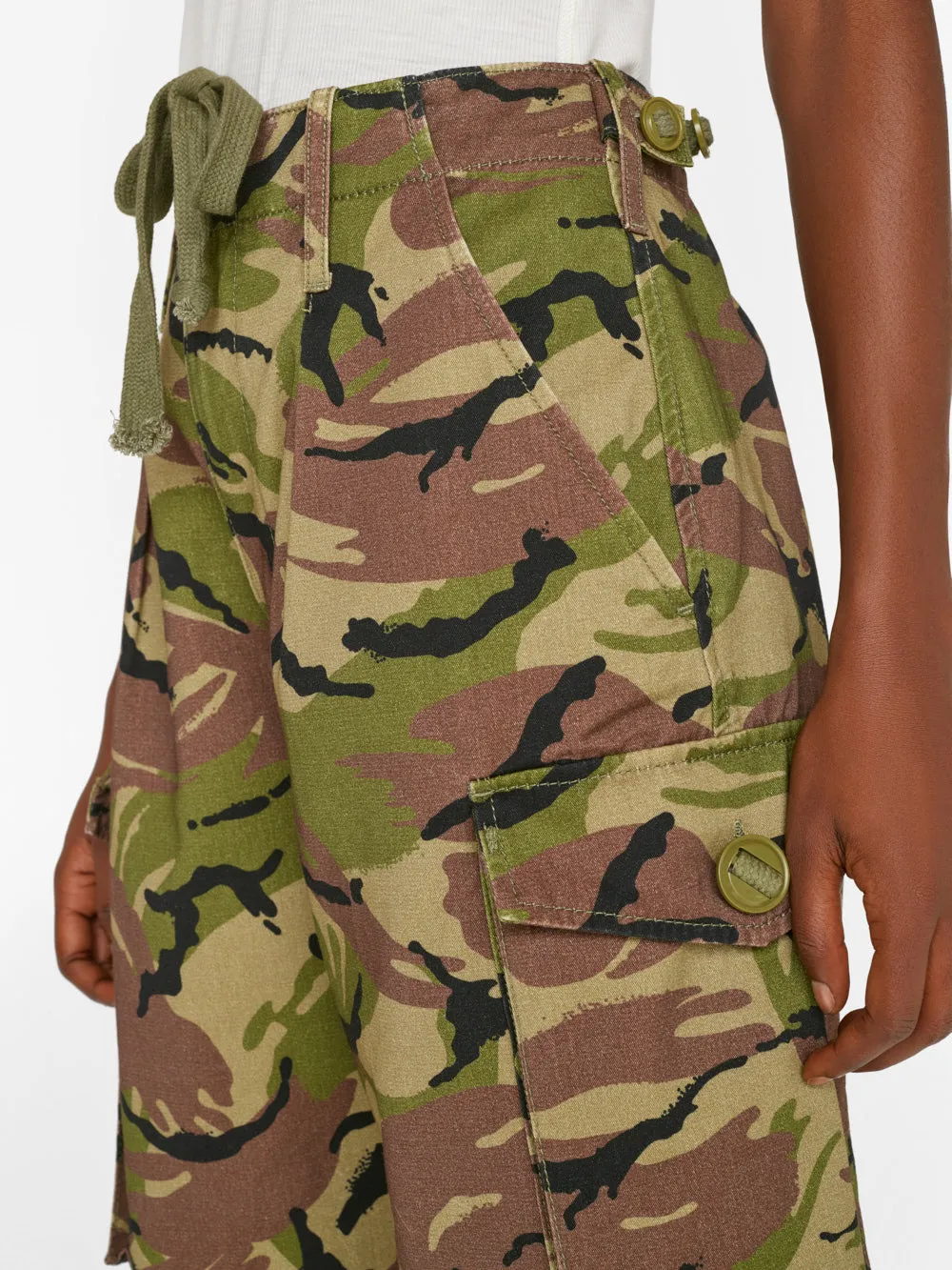 High Rise Utility Trouser -- Camo