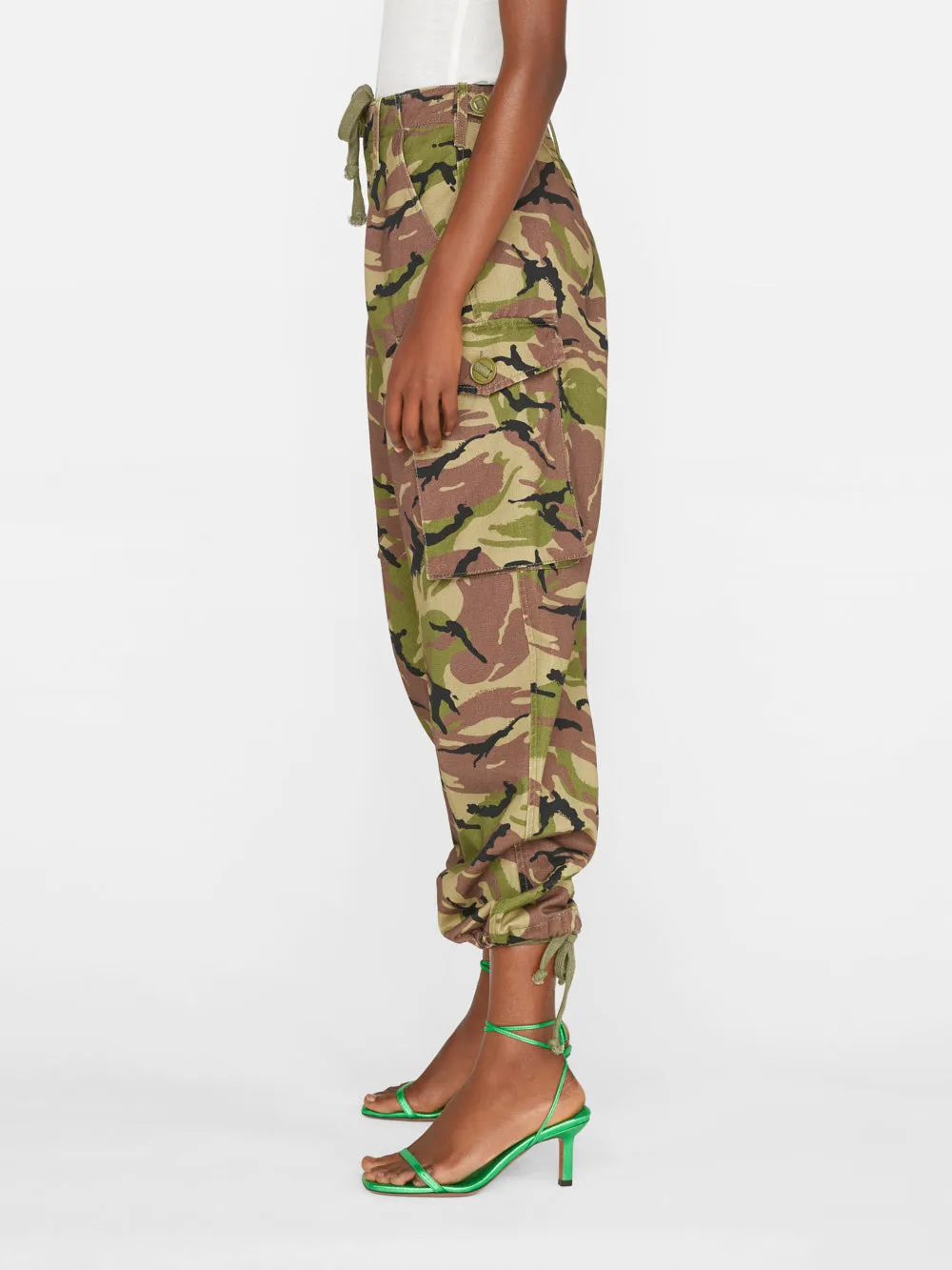 High Rise Utility Trouser -- Camo