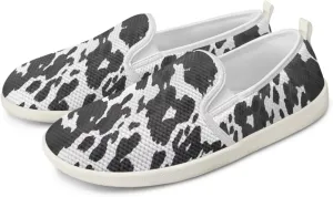 Jeiento Animal Print Casual Shoes for Women Anti-Skid Slip-On Loafers Breathable Walking Shoes