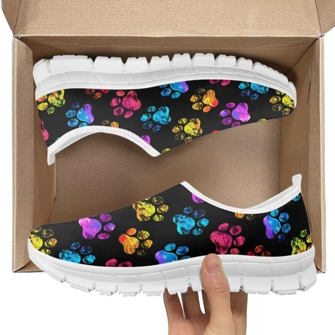 Jeiento Athletic Running Shoes for Women Outdoor Non Slip Sneakers Slip-On Casual Loafers Mesh Gym Sports Shoes DailyShoes for Ladies