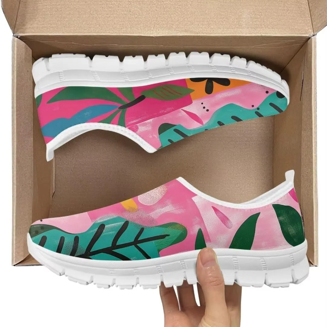Jeiento Non Slip Casual Shoes for Women Lightweight Walking Flat Shoes Loafers Go Walk Sneaker Causal Travel Walking Flat Shoes