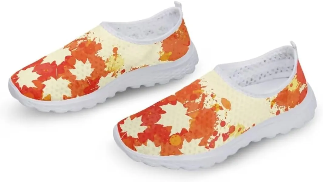 Jeiento Non Slip Running Shoes for Women Men,Thanksgiving Shoes,Lightweight Breathable Comfort Footwear Trainers Mesh Shoes