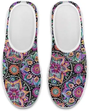 Jeiento Slip-On Loafers Walking Shoes for Women Casual Shoes Comfort Go Walk Sneaker Travel Shoes Anti-Skid Business Casual Shoes