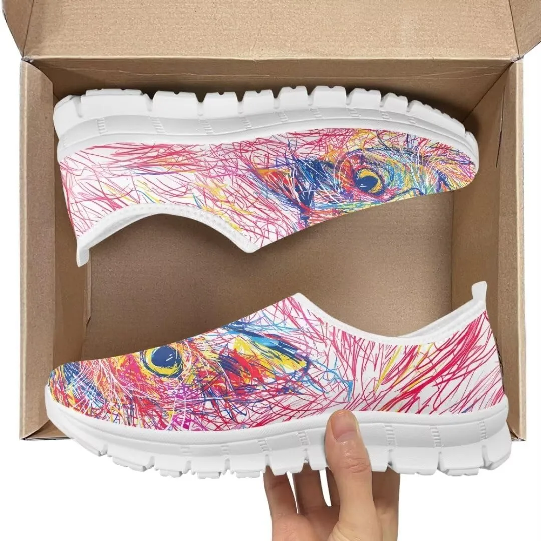 Jeiento Slip-On Loafers Walking Shoes for Women Casual Shoes Comfort Go Walk Sneaker Travel Shoes Anti-Skid Business Casual Shoes