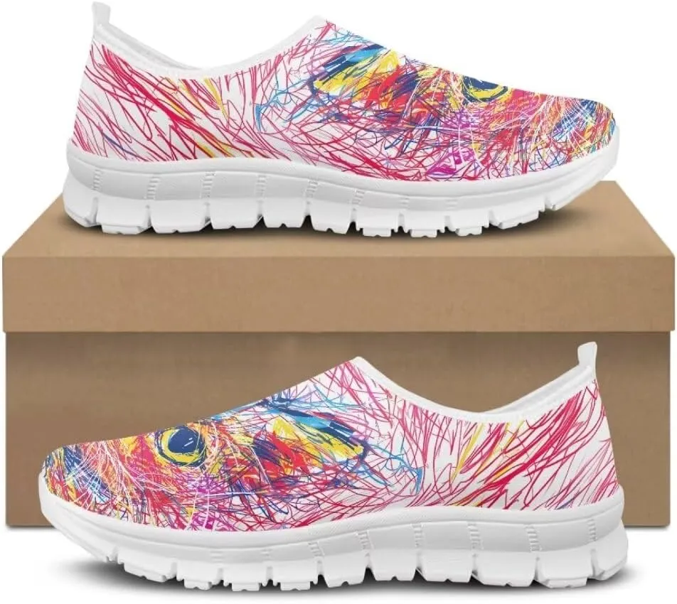 Jeiento Slip-On Loafers Walking Shoes for Women Casual Shoes Comfort Go Walk Sneaker Travel Shoes Anti-Skid Business Casual Shoes