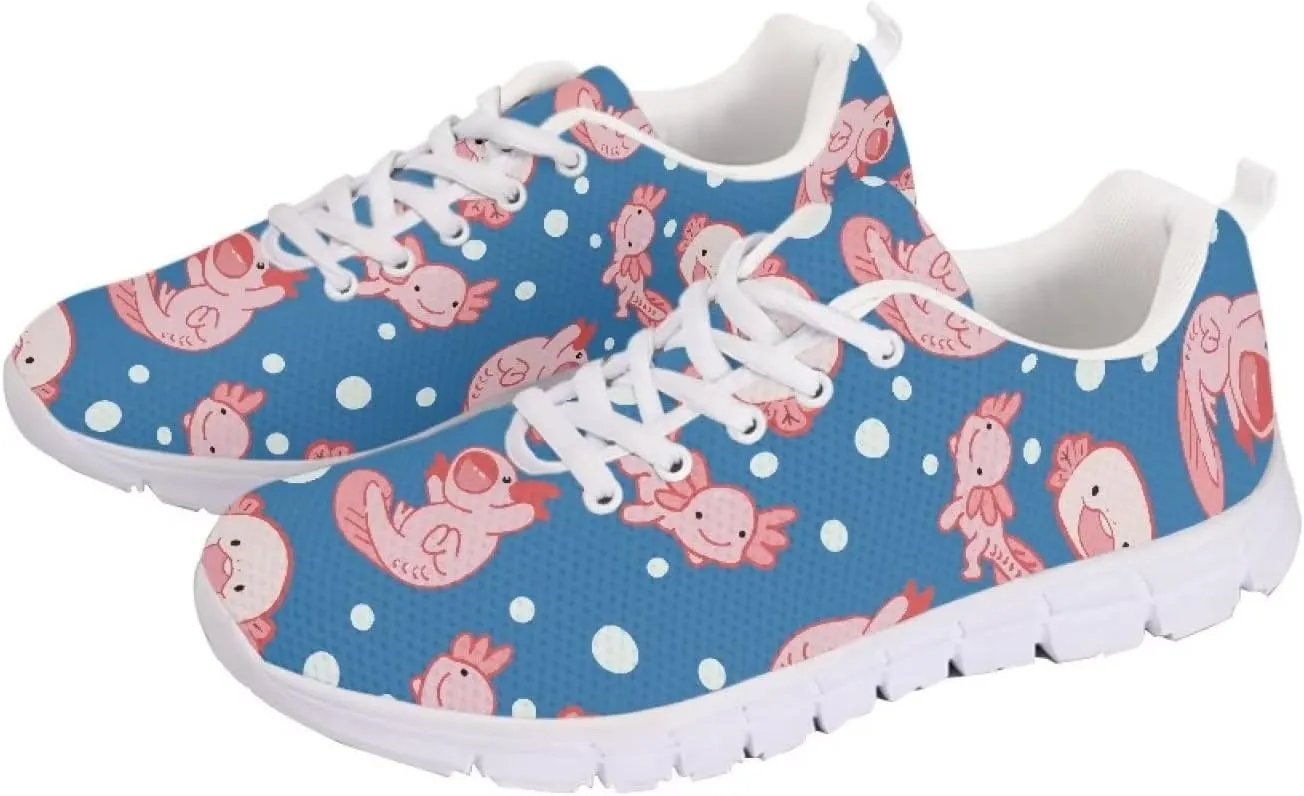 Jeiento Womens Trainers Lace Up Sneaker Tennis Shoes Comfort Gym Sports Fitness Running Shoes for Women Girl