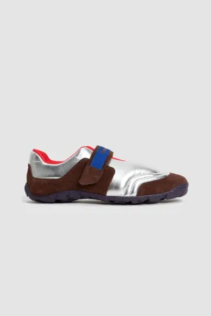 Jewel Sneaker Brown/Silver