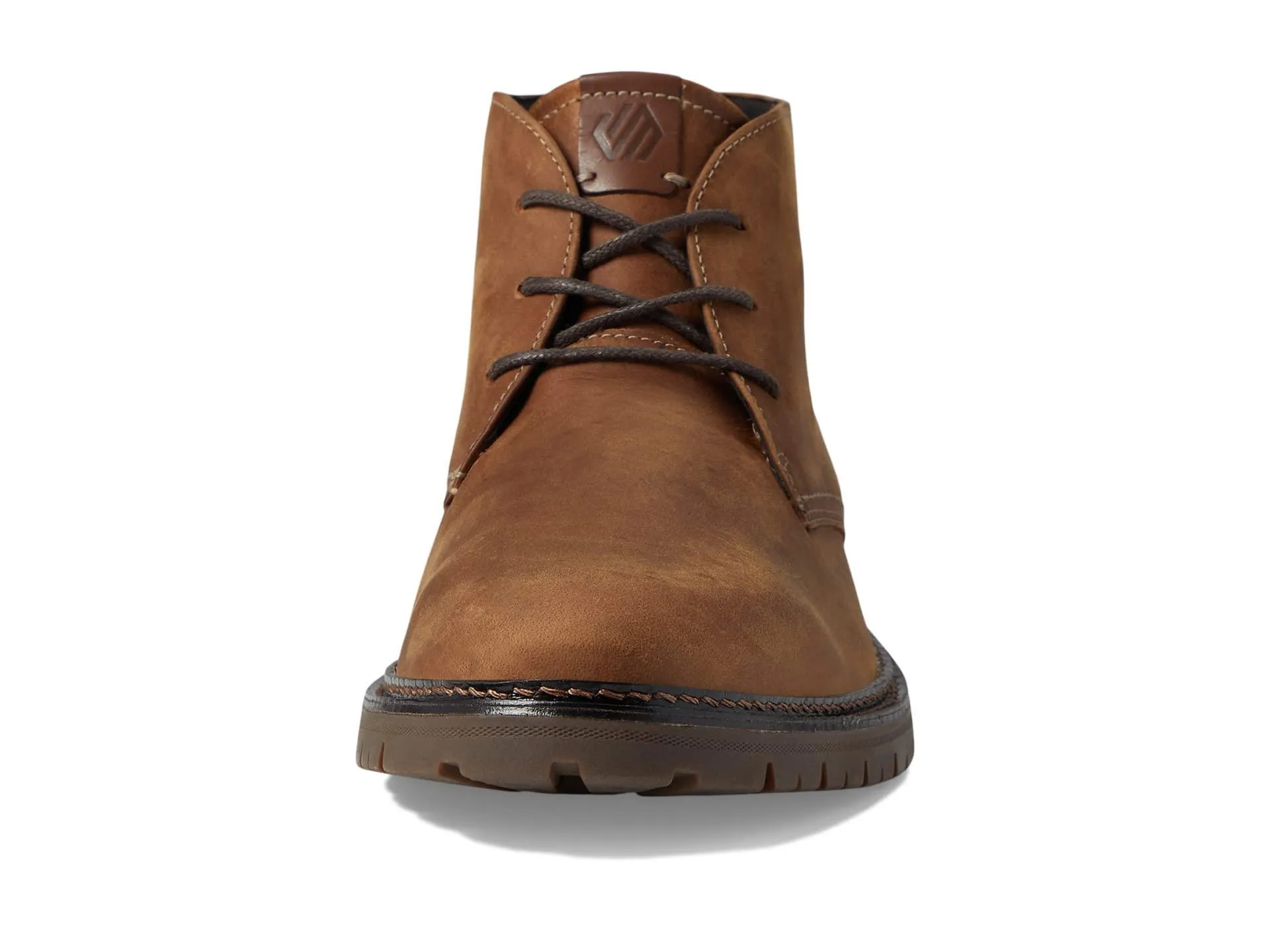 Johnston & Murphy Men's Kipton Size 10 Brown Oiled Full Grain Chukka Boots