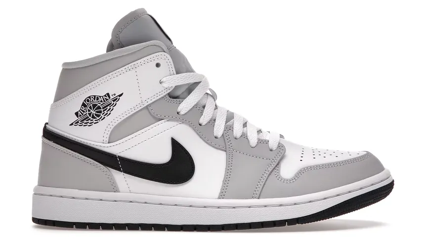 Jordan 1 Mid Light Smoke Grey (W)