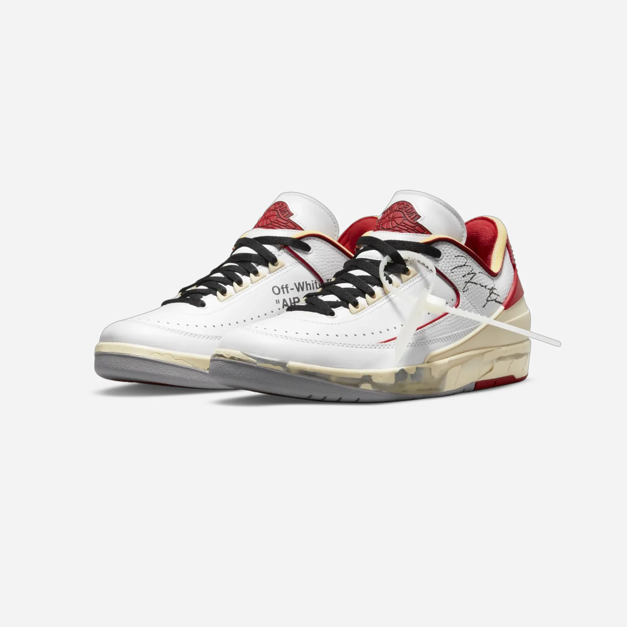 JORDAN 2 RETRO LOW SP OFF-WHITE WHITE RED
