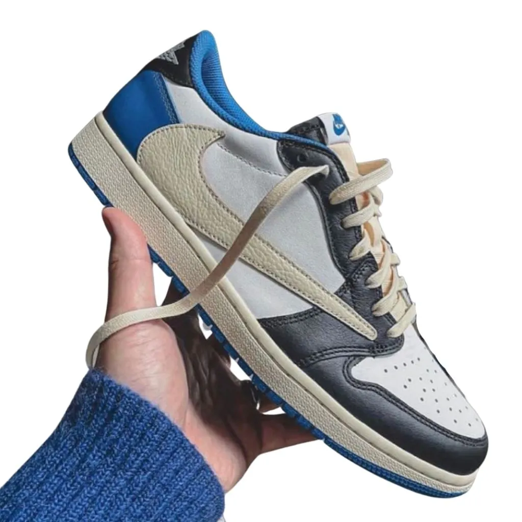 Jordan Retro 1 Low Fragment Sneakers Shoes For Men