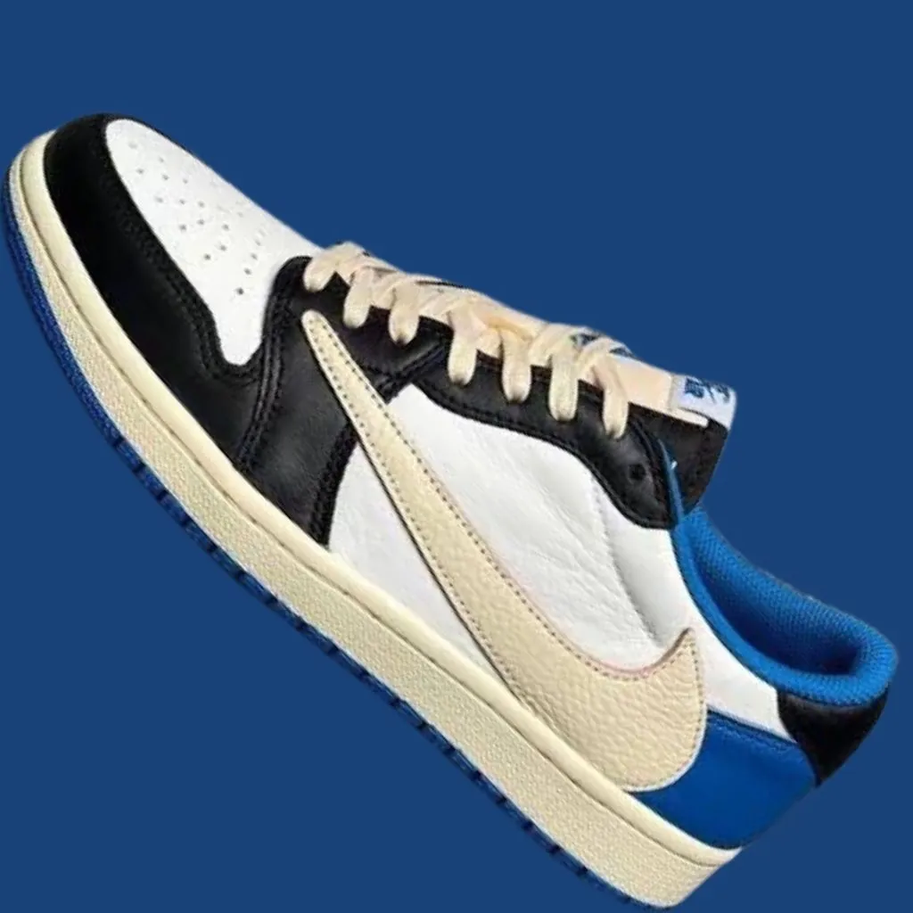 Jordan Retro 1 Low Fragment Sneakers Shoes For Men