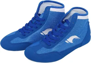 Kids Boys Boxing Shoes High Top Training Wrestling Shoes Long Boots Boxing Shoes Competition Training